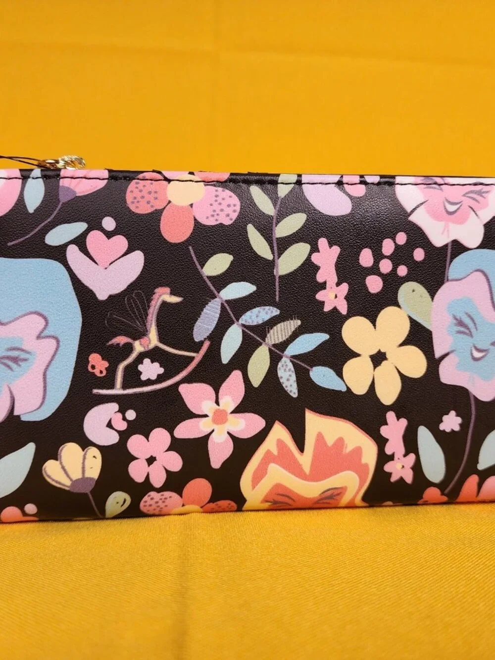 Loungefly Disney Alice in Wonderland Floral Wildflower Butterfly Flap Wallet NEW